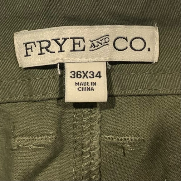 Frye & Co 36x34 Green Men’s Pants - Picture 4 of 6